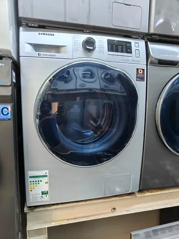 Samsung Front-Load Washing Machine (Silver) - Working Condition