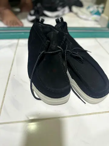 Clarks Stylish Black Suede Shoes