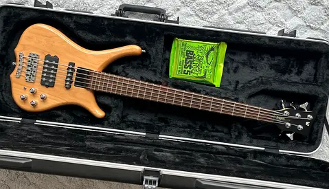 Warwick RockBass Infinity 5-String + SKB Electric P/J Type Bass Hardshell Case