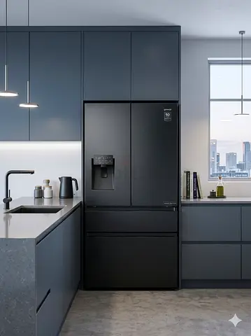 Gorenje Multi-Door French Bottom Freezer Refrigerator with Ice Crusher and water dispenser