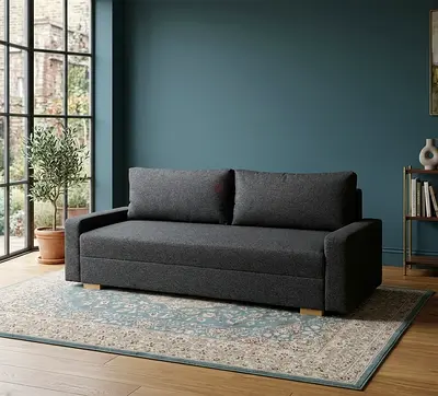 IKEA GRÄLVIKEN 3-seat sofa bed under storage