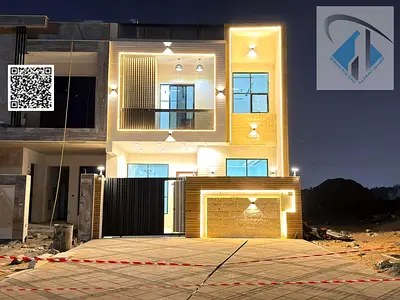 Townhouse in Al Yasmin, freehold, all utilities included, registration and ownership fees included, no service charges, excellent location close to al