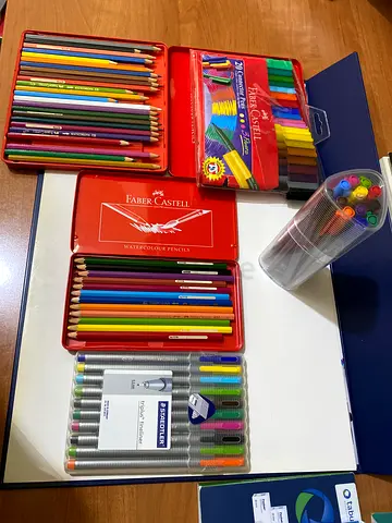 Assorted Stationery Bundle – Color Pencils, Pens  More – Cheap