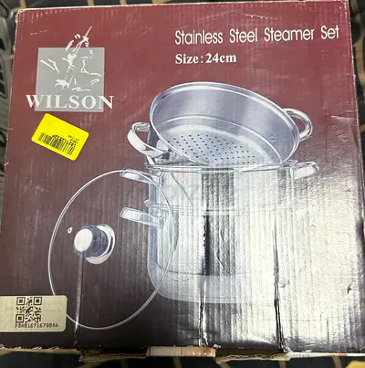 Wilson 3 layer stainless steel steamer set