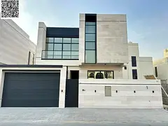 For sale directly from the owner, a two-story villa with a roof, in a residential location, at a neg
