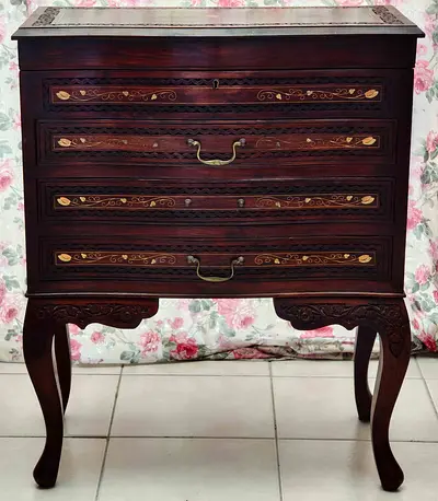 Vintage redwood drawer, handcrafted and one of a kind!