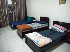 A bed space is available in a master room including all bills