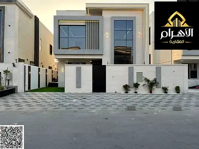 امتلك فيلا فاخرة مع رووف و مسبح بسعر شامل رسوم التسجيل والتملك على الشارع الرئيسي جاهزة للسكن في أرقى مناطق عجمان تملك حر