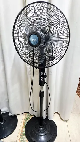 Ikon Pedestal Fan - Working, Adjustable Height with remote control