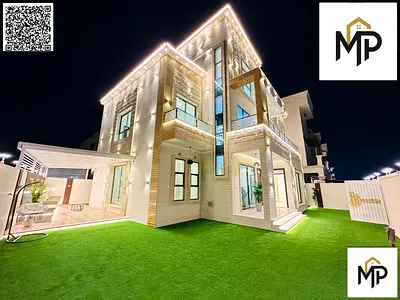 Villa with all registration and ownership fees included, on the main street, ready to move in, in one of the most prestigious areas of Ajman, freehold