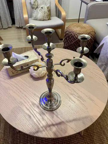 Silver chandelier