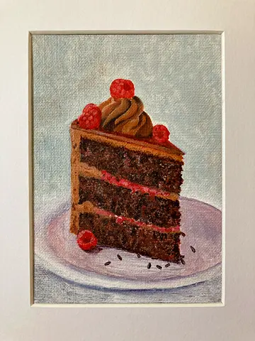 Delicious handmade Cake  painting
