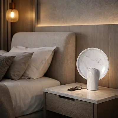 Round Marble Table Lamp Crate  Barrel