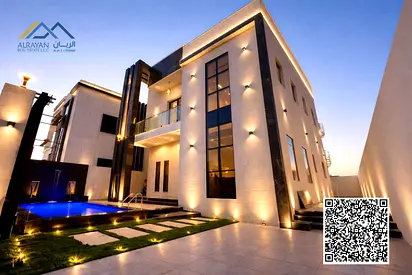 فرصة سكنية مميزة للايجار  فيلا  فاخر بمسبح خاص راقيه  وتشطيبات رائعه وخمات مميزه ومطابقه للجودة العالميه  في قلب عجمان  منطقة  المواطنين  الباهية    .