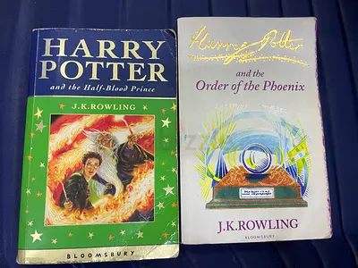 My Harry Potter duo — Half-Blood Prince  Order of the Phoenix (Bloomsbury editions)