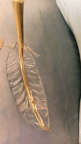 Elegant Glass Chandeliers Parts with Gold Accents