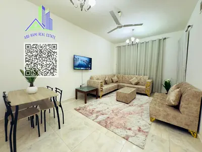 غرفة وصالة مفروشة للإيجار في الروضة 3 عجمان قرب ايفري دي مول شارع السلام شاملة الفواتير