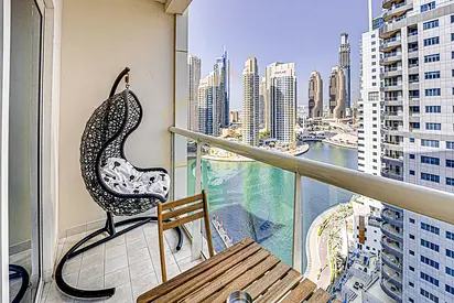 Special Offer: Fully Furnished Studio Apartment in Marina View A with Panoramic View