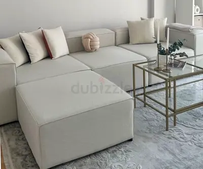 Light gray 3 seater L shape  Sofa