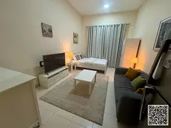 A fully furnished luxury studio apartment with brand new, high-end furniture in a prime location, in