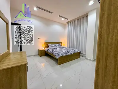 بناية جديدة فرش VIP شقة غرفة وصالة النعيمية للايجار الشهري شاملة الفواتير