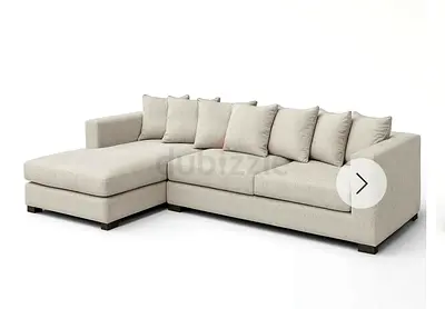 L-Shape Corner Sofa – كنبة زاوية حرف L