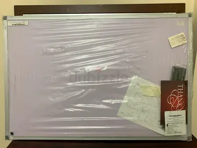 VIZ-PRO Magnetic Dry Erase Board, 36 X 24 Inches, Silver Aluminium Frame 2 pcs