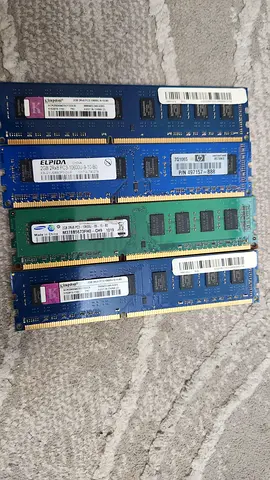 4 sticks of 2gb ddrr3 ram