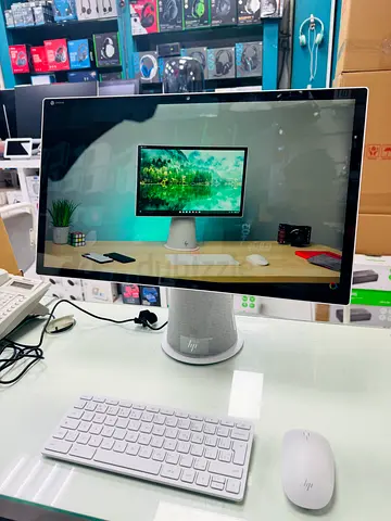 Used HP All-in-One Desktop with Wireless Keyboard  Mouse