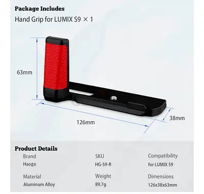 Hand Grip for LUMIX S9