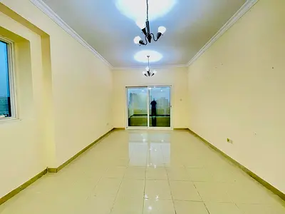 Luxury 3bhk parking gym pool free with maid room open view balcony rent 64k 6cheque payment only for family front of Al nahda park