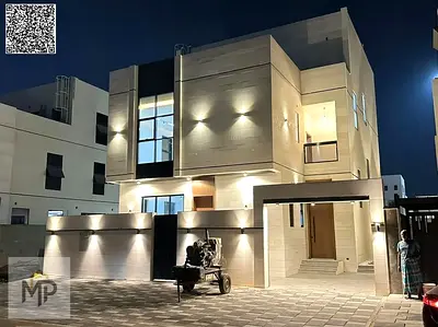 Luxury villa for sale in Al Bahia - elegant design featuring 7 spacious bedrooms and ultra-luxurious finishes in a quiet and strategic location in Ajm