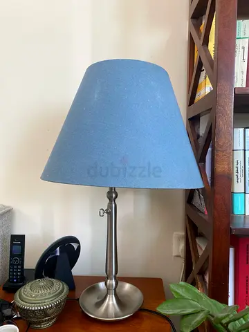 Blue / Silver Table Lamp