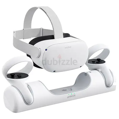 Oculus Quest 2 256 GB, Charging Dock by Anker and many more accessories,  complete set