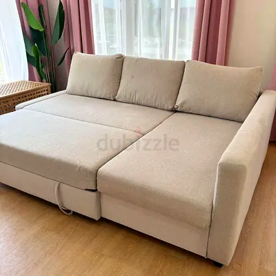 Comfortable Sofa Bed in Soft Fabric