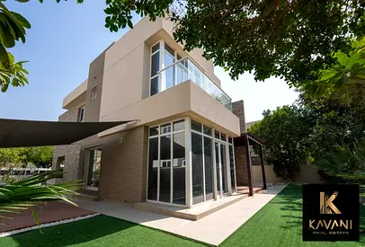 Very Lavishly and Luxuriously Upgraded 5BR Villa with amazing Outdoor Garden & Pool View | Cedre Villas, Dubai Silicon Oasis