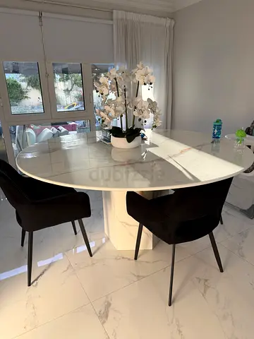 Marble dining table