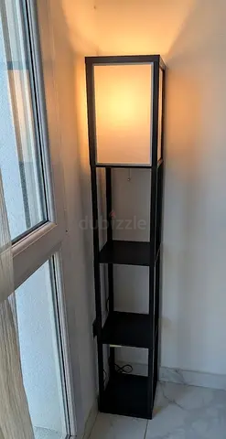 Floor Lamp with Shelves