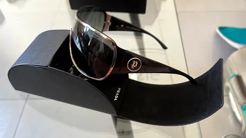 My Police black wrap sunglasses with case - good condition