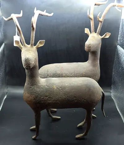 Anciney seven josh pairs  Deer Statues