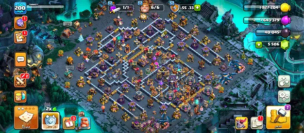 Clash of Clans TH15 Max Defense + 5500 Gems