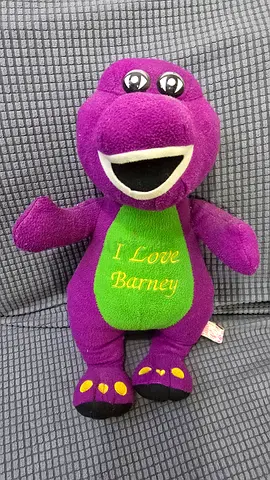 Barney Plush Toy FREE Bear keychain
