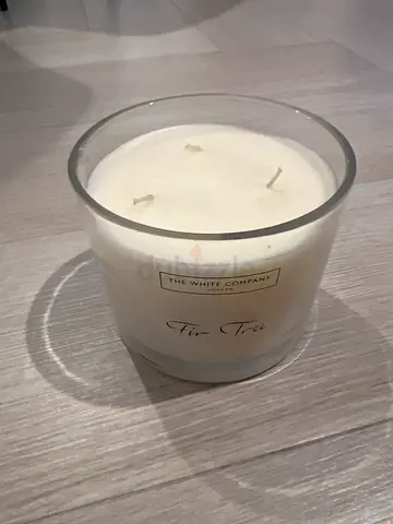 The White Company 3-Wick Scented Candle — new