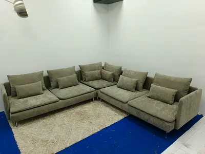 Ikea Soderhamn grey corner sofa