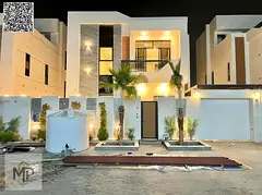 Luxury villa for sale in Al Bahia - elegant design featuring 6 spacious bedrooms and ultra-luxurious