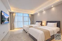 Luxury one-bedroom apartment, fully furnished with brand new, high-end furniture, in a prime locatio