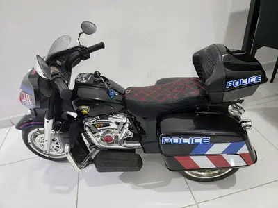 Police Motorcycle Ride-On Toy