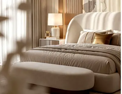 Elegant Plush Bed available in 180*200 king size