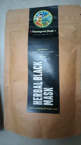 Herbal black mask for hair