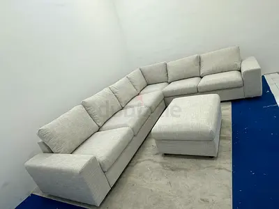 Perfect condition IKEA vimle sofa with footstool